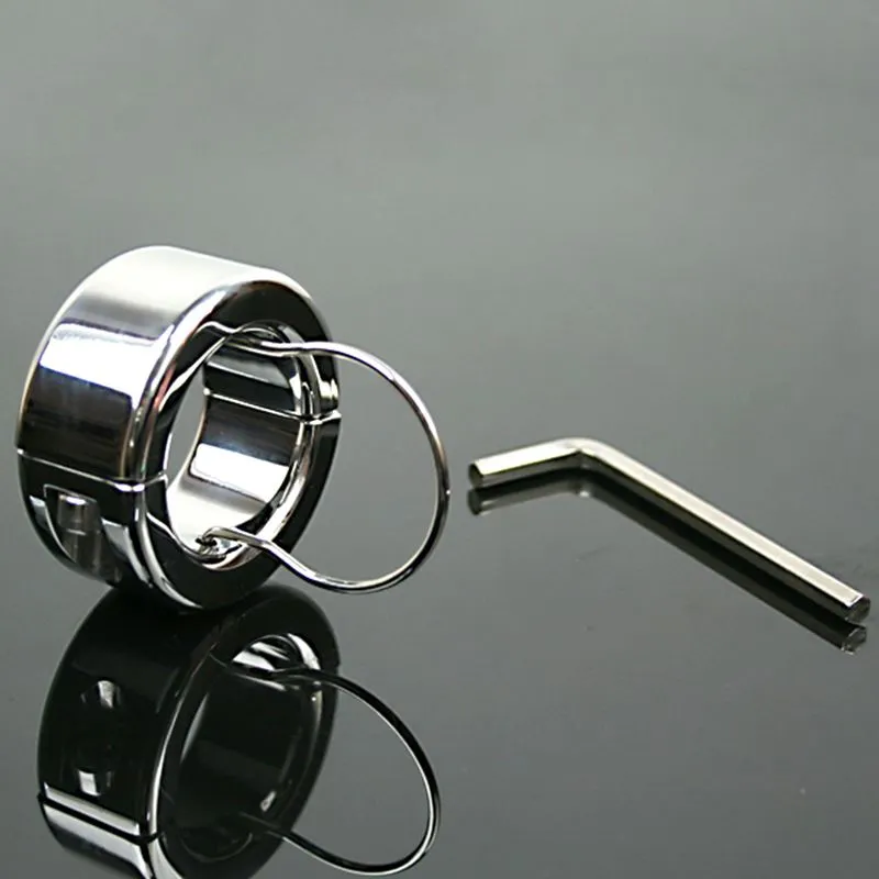 Stainless Steel Heavy Penis Jewelry Scrotum Pendant Cockring Ballstretcher Testicle  Ball Stretching Rings Cock Ring For Men From Noblebaby, $36.54